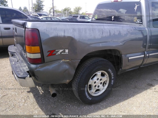 1GCEK19T41E209667 - 2001 CHEVROLET SILVERADO K1500 GRAY photo 6