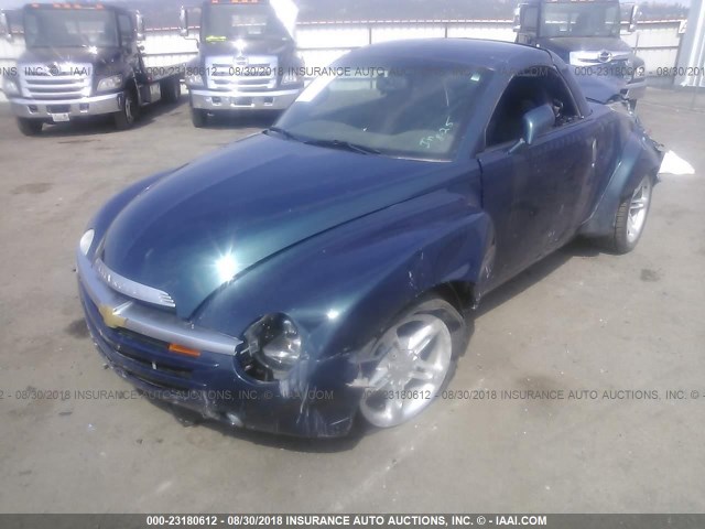 1GCES14H65B121214 - 2005 CHEVROLET SSR 深蓝色 照片 2