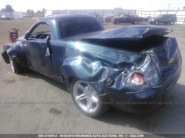 1GCES14H65B121214 - 2005 CHEVROLET SSR 深蓝色 照片 3