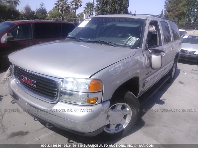 3GKFK16T74G183477 - 2004 GMC YUKON XL K1500 GRAY photo 2