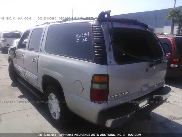 3GKFK16T74G183477 - 2004 GMC YUKON XL K1500 GRAY photo 3