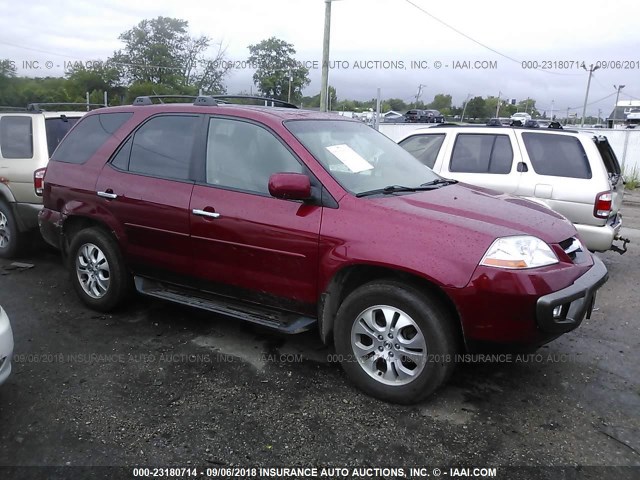 2HNYD18823H509346 - 2003 ACURA MDX TOURING RED photo 1