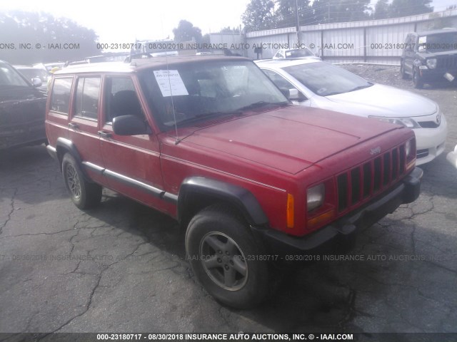 1J4FT78S4VL522162 - 1997 JEEP CHEROKEE COUNTRY RED photo 1