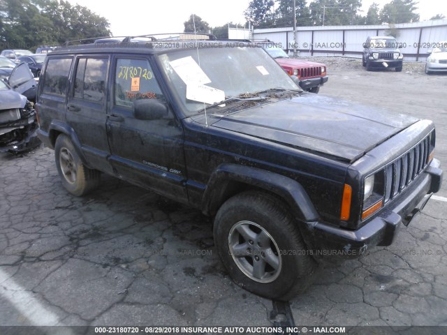 1J4FJ68S6WL257245 - 1998 JEEP CHEROKEE SPORT/CLASSIC BLACK photo 1