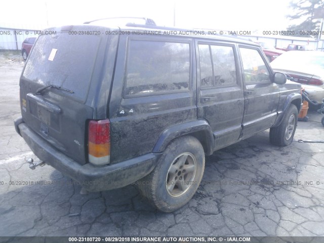 1J4FJ68S6WL257245 - 1998 JEEP CHEROKEE SPORT/CLASSIC BLACK photo 4