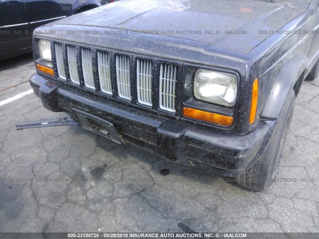 1J4FJ68S6WL257245 - 1998 JEEP CHEROKEE SPORT/CLASSIC შავი ფოტო 6