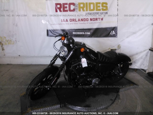 1HD4LE217HC426756 - 2017 HARLEY-DAVIDSON XL883 IRON 883 BLACK photo 2