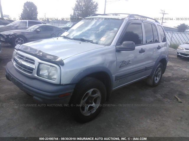 2CNBJ734126951343 - 2002 CHEVROLET TRACKER ZR2 银色 照片 2