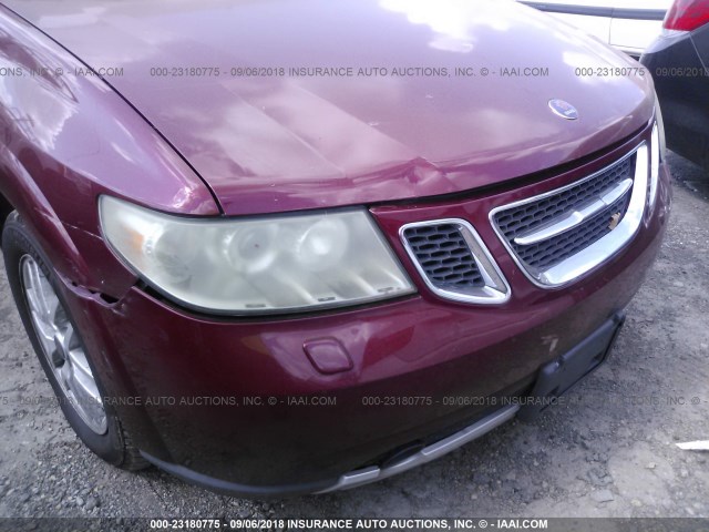 5S3ET13S962800691 - 2006 SAAB 9-7X LINEAR RED photo 6