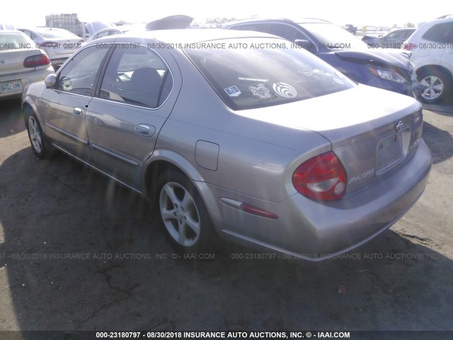 JN1CA31D1YT759850 - 2000 NISSAN MAXIMA GLE/GXE/SE TAN photo 3