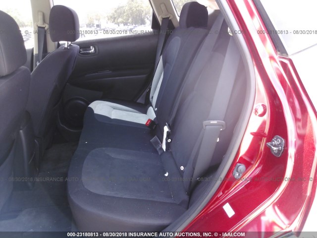 JN8AS5MT5CW273523 - 2012 NISSAN ROGUE S/SV RED photo 8