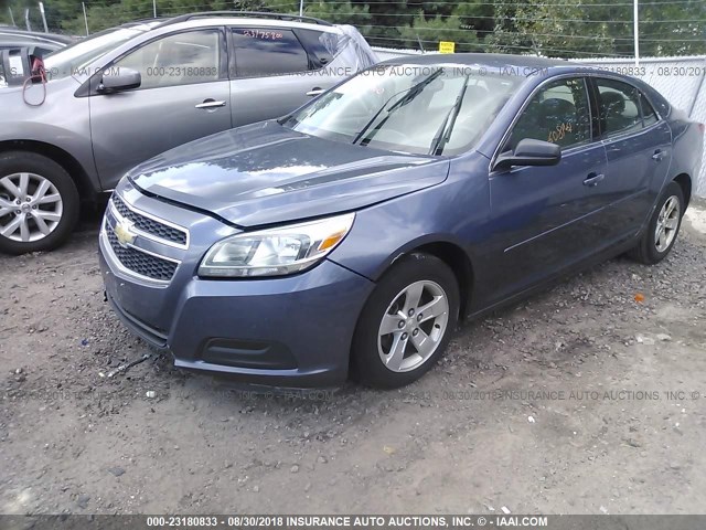 1G11B5SA1DF293808 - 2013 CHEVROLET MALIBU LS 蓝色 照片 2
