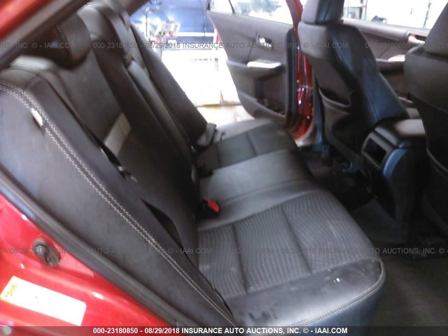 4T1BF1FKXCU606422 - 2012 TOYOTA CAMRY SE/LE/XLE 红色 照片 8