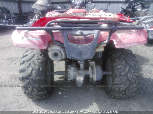 1HFTE3402C4500058 - 2012 HONDA FOUR TRAX RANCHER TM RED photo 6