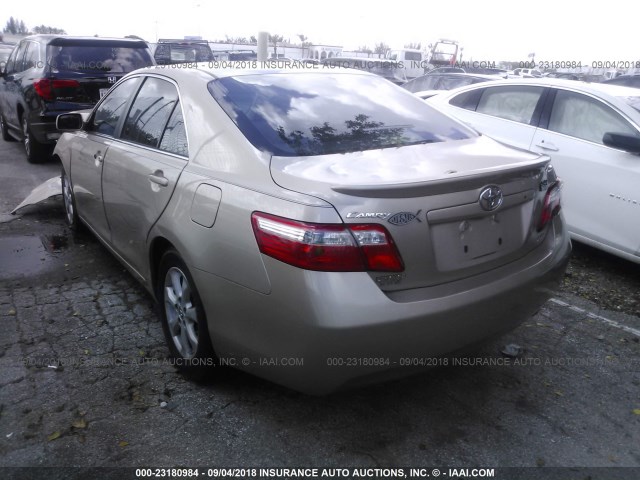 4T1BE46K09U868298 - 2009 TOYOTA CAMRY SE/LE/XLE BEIGE photo 3