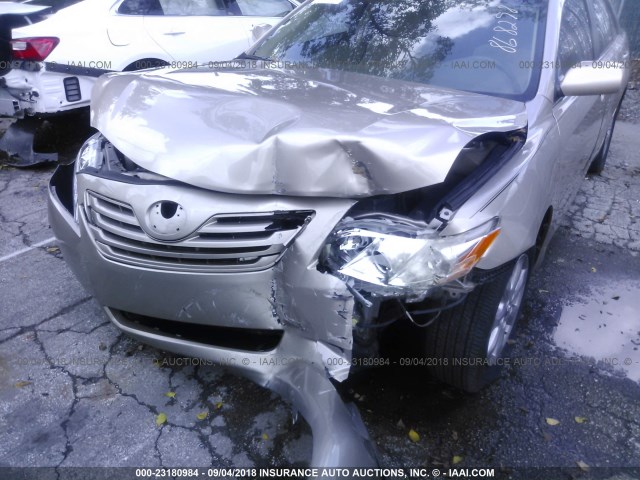4T1BE46K09U868298 - 2009 TOYOTA CAMRY SE/LE/XLE BEIGE photo 6