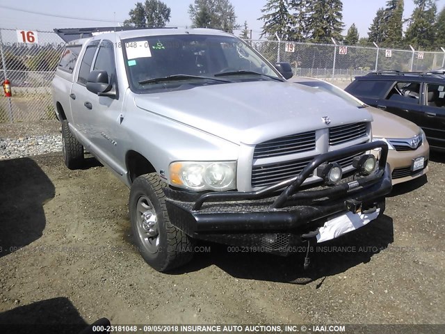 3D7KU28C04G217966 - 2004 DODGE RAM 2500 ST/SLT 银色 照片 1