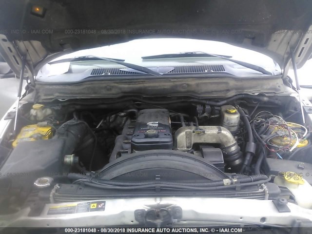 3D7KU28C04G217966 - 2004 DODGE RAM 2500 ST/SLT 银色 照片 10