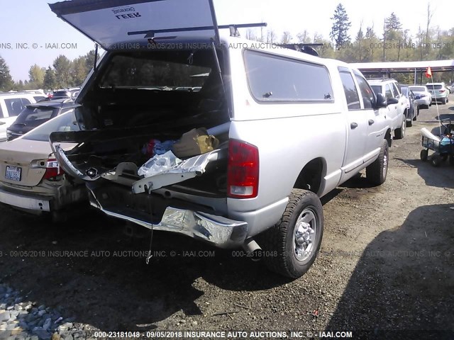 3D7KU28C04G217966 - 2004 DODGE RAM 2500 ST/SLT 银色 照片 4