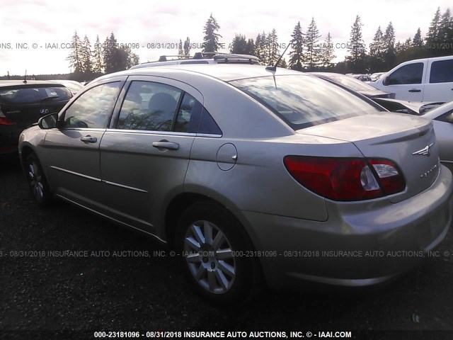 1C3LC46K28N185661 - 2008 CHRYSLER SEBRING LX BEIGE photo 3