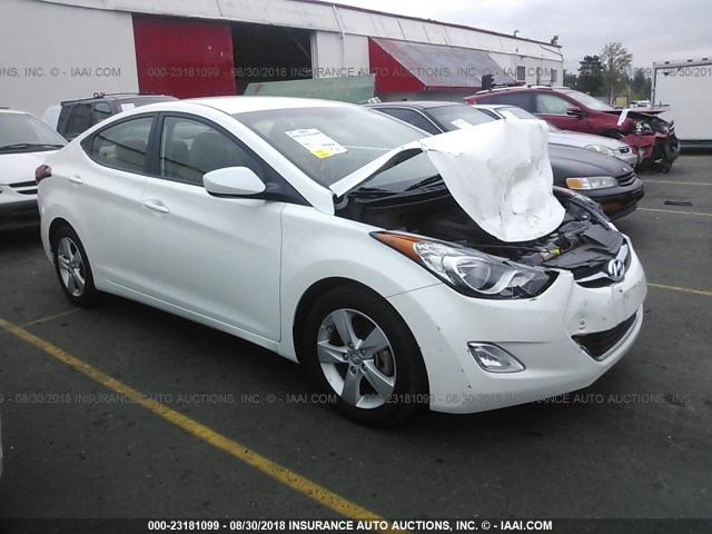 5NPDH4AE1DH327754 - 2013 HYUNDAI ELANTRA GLS/LIMITED WHITE photo 1