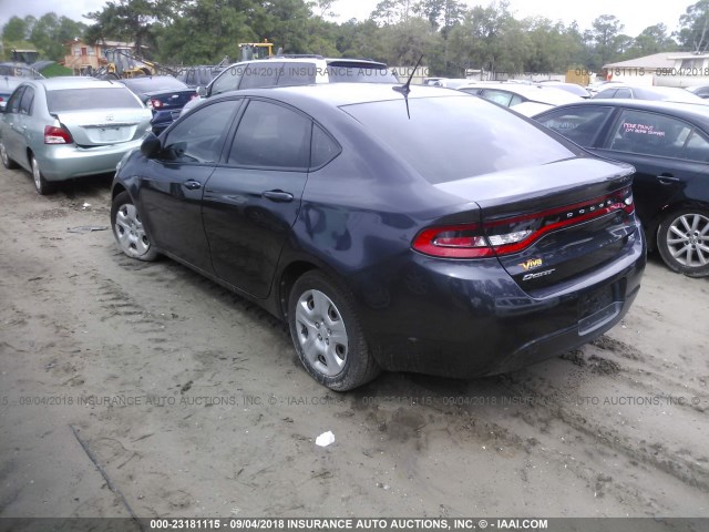 1C3CDFBA7DD214352 - 2013 DODGE DART SXT BLUE photo 3