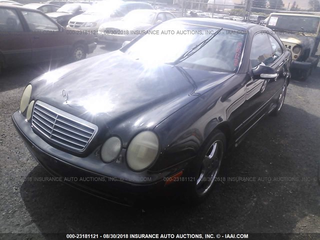 WDBLJ70GXYF149765 - 2000 MERCEDES-BENZ CLK 430 BLACK photo 2