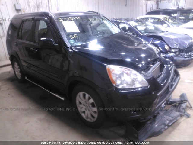 JHLRD78936C044334 - 2006 HONDA CR-V SE/EX BLACK photo 1