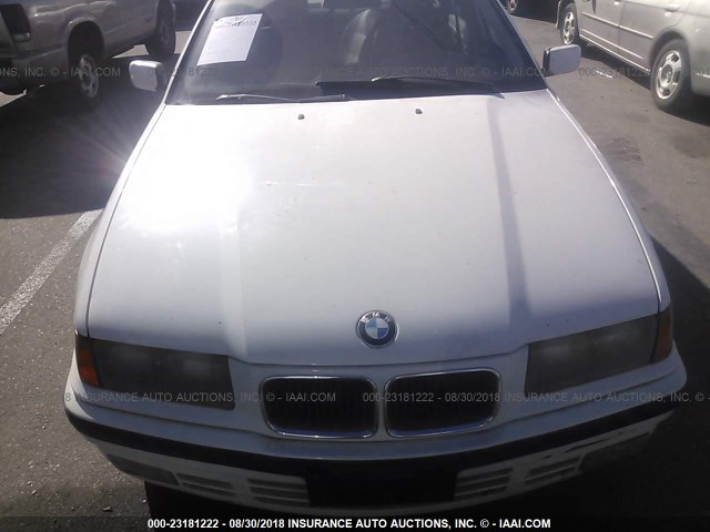 WBACB431XNFF84169 - 1992 BMW 325 I AUTOMATIC WHITE photo 6