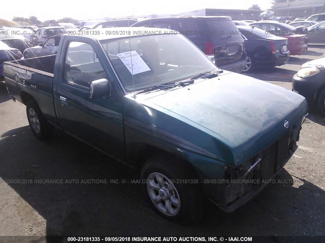 1N6SD11S4VC415117 - 1997 NISSAN TRUCK XE GREEN photo 1