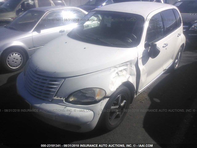 3C4FY48B32T346758 - 2002 CHRYSLER PT CRUISER CLASSIC WHITE photo 2