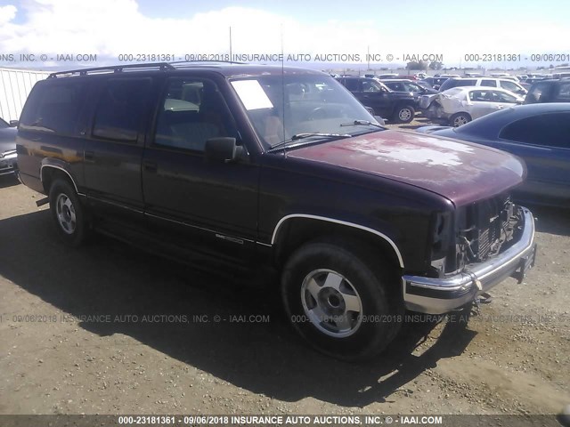 3GKFK16R8TG501450 - 1996 GMC SUBURBAN K1500 PURPLE photo 1