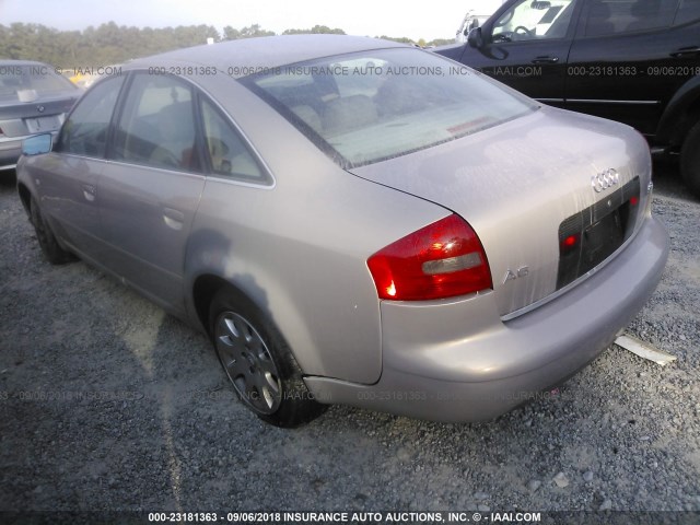 WAUEH64B71N124684 - 2001 AUDI A6 2.8 QUATTRO BEIGE photo 3