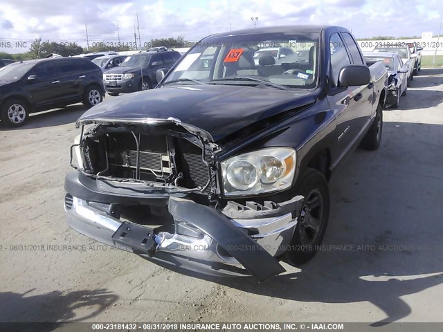 1D7HA18K07J611362 - 2007 DODGE RAM 1500 ST BLACK photo 2