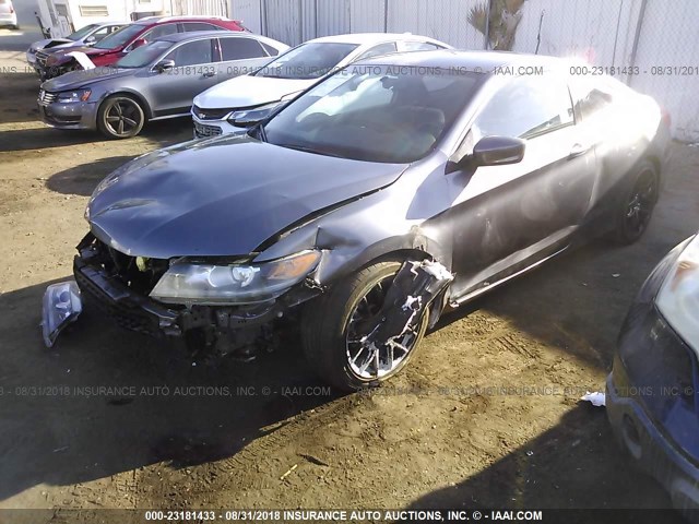 1HGCT1B31FA013622 - 2015 HONDA Accord LX-S GRAY photo 2