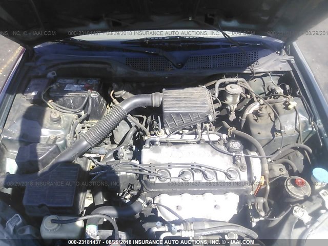 2HGEJ6614YH557668 - 2000 HONDA CIVIC SE GREEN photo 10