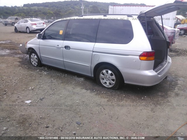 5FNRL18004B124950 - 2004 HONDA ODYSSEY EXL SILVER photo 3