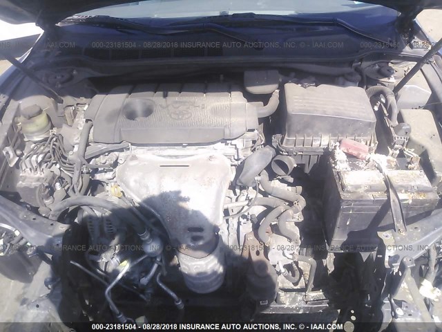 4T1BF3EK5BU220325 - 2011 TOYOTA CAMRY SE/LE/XLE GRAY photo 10