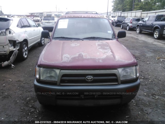 JT3GM84R4V0016160 - 1997 TOYOTA 4RUNNER RED photo 6