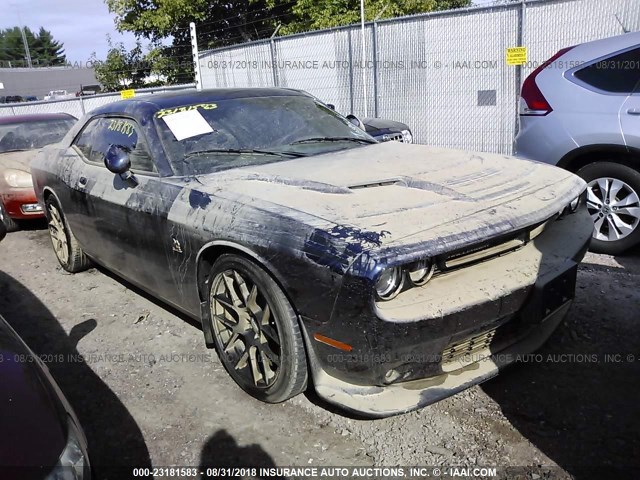 2C3CDZFJ3FH747459 - 2015 DODGE CHALLENGER R/T SCAT PACK BLUE photo 1