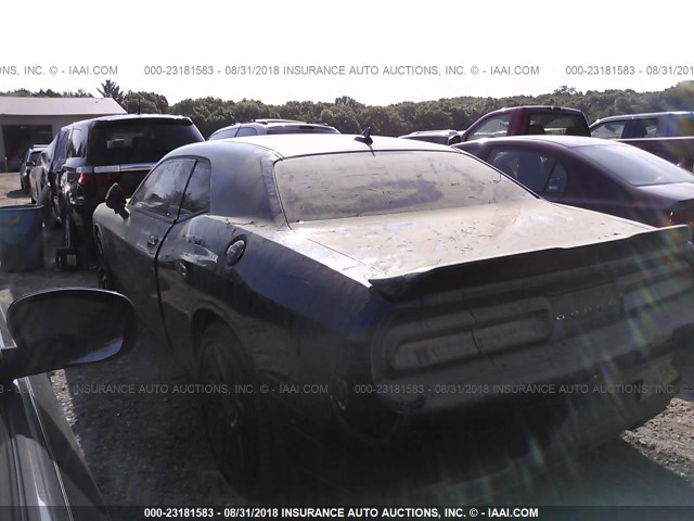 2C3CDZFJ3FH747459 - 2015 DODGE CHALLENGER R/T SCAT PACK BLUE photo 3