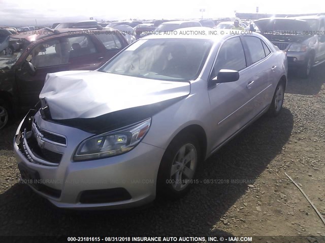 1G11B5SA6DF355428 - 2013 CHEVROLET MALIBU LS 银色 照片 2