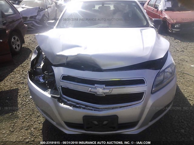 1G11B5SA6DF355428 - 2013 CHEVROLET MALIBU LS 银色 照片 6