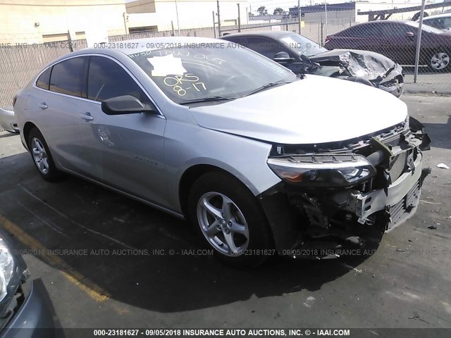 1G1ZB5ST0HF224229 - 2017 CHEVROLET MALIBU LS 银色 照片 1