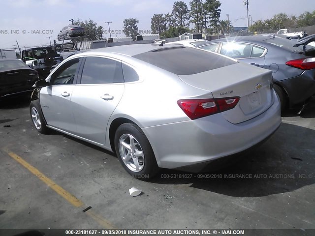 1G1ZB5ST0HF224229 - 2017 CHEVROLET MALIBU LS 银色 照片 3