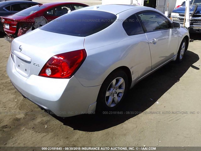 1N4AL24E78C140446 - 2008 NISSAN ALTIMA 2.5S SILVER photo 4