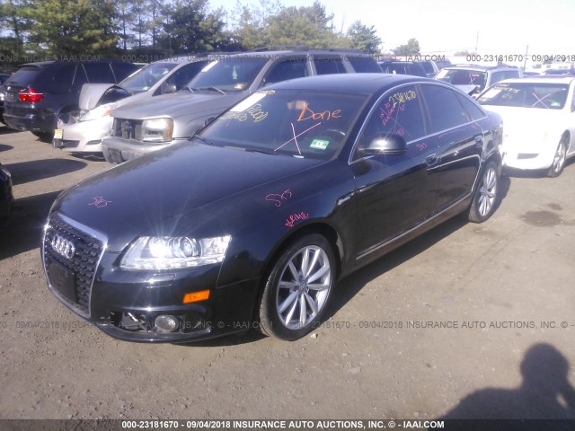 WAUKGAFB0BN064125 - 2011 AUDI A6 PRESTIGE შავი ფოტო 2