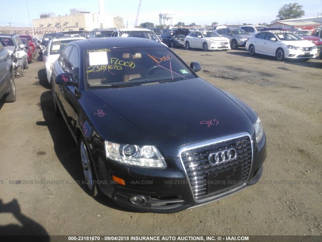 WAUKGAFB0BN064125 - 2011 AUDI A6 PRESTIGE შავი ფოტო 6