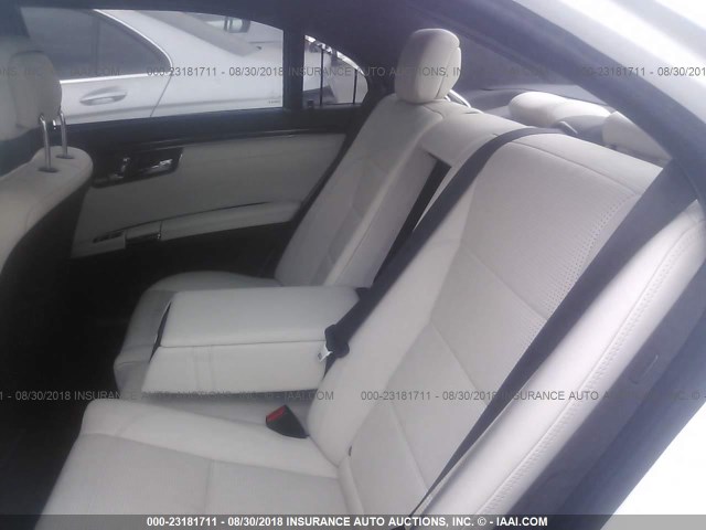 WDDNG77X49A270018 - 2009 MERCEDES-BENZ S 63 AMG WHITE photo 8