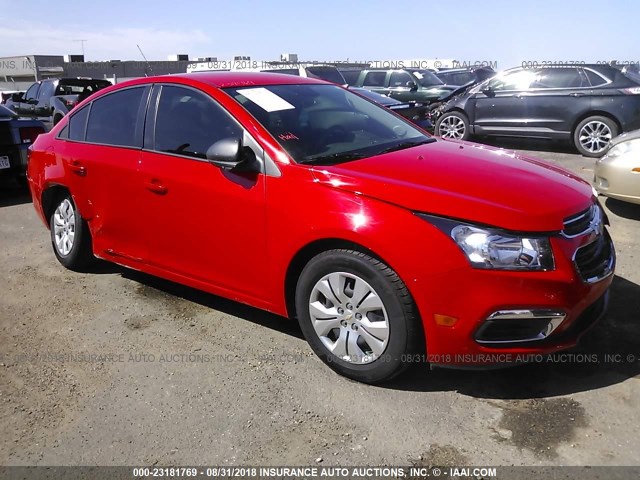 1G1PC5SH2G7207229 - 2016 CHEVROLET CRUZE LIMITED LS RED photo 1